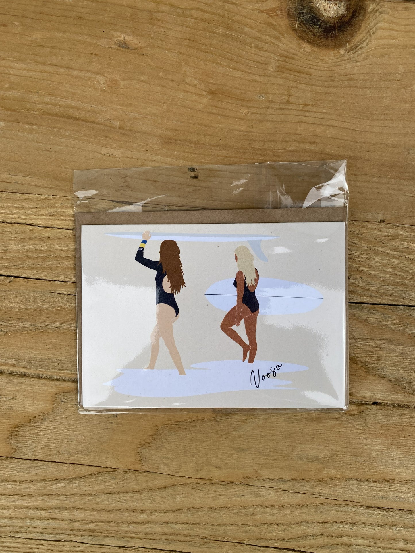 Women surfers gift card