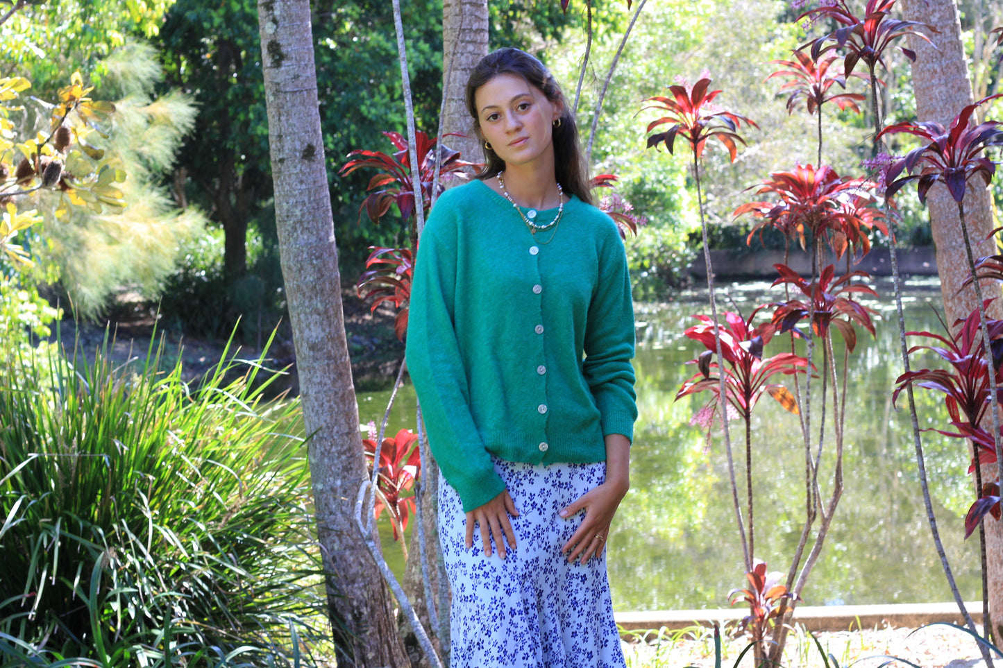 Cardigan Bright Green, Alma