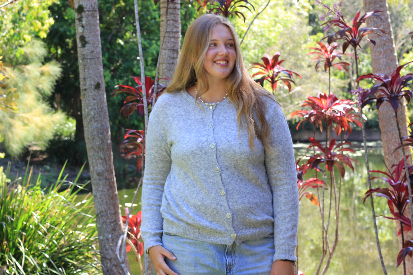 Cardigan Light Grey, Alma