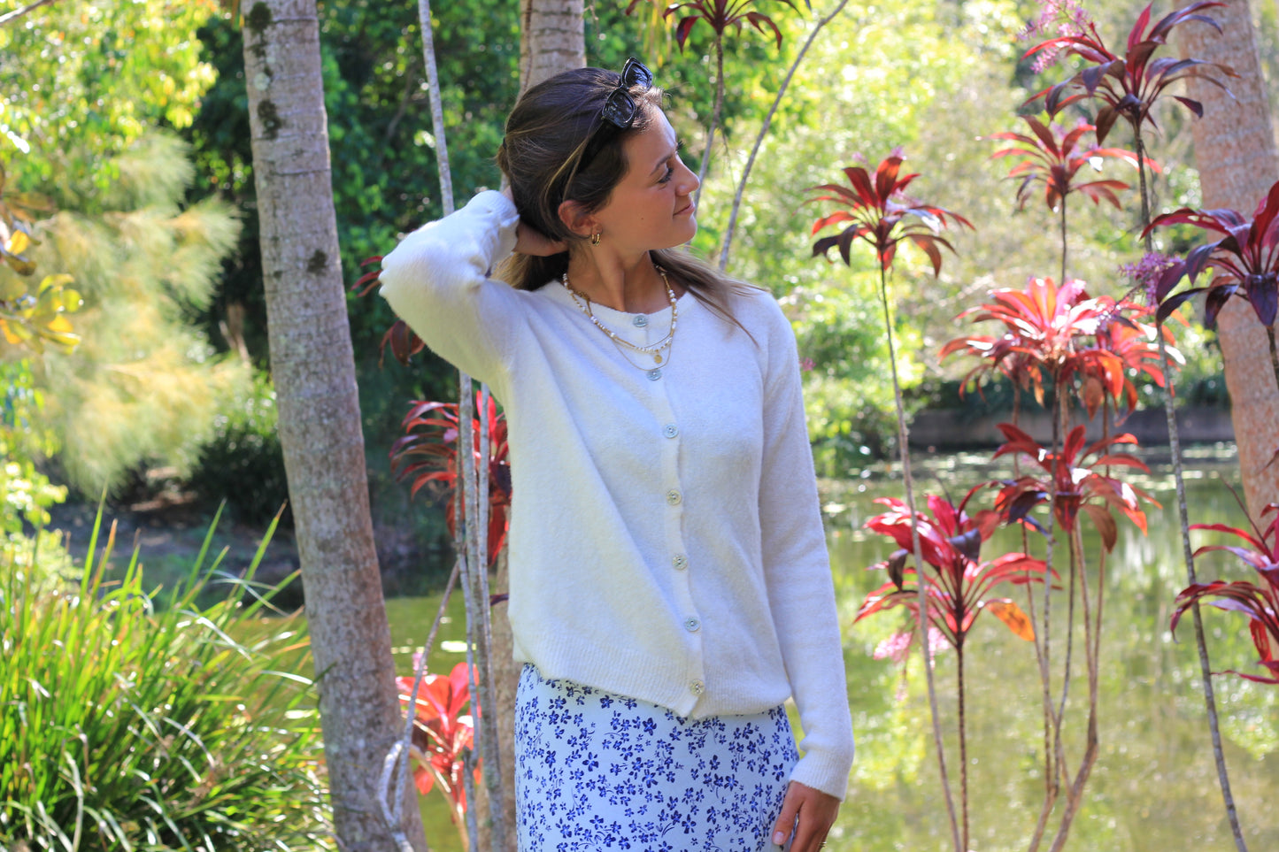 Cardigan Off-white,  Alma