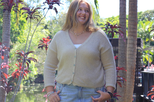 Cardigan Light Beige, Sunday