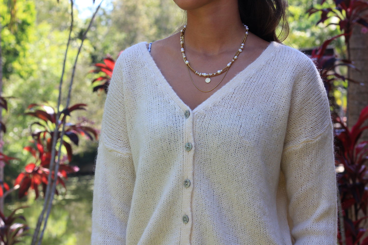 Cardigan Off White, Sunday