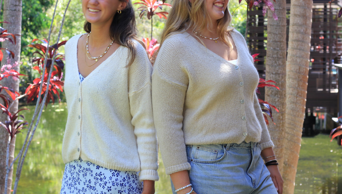 Cardigan Light Beige, Sunday