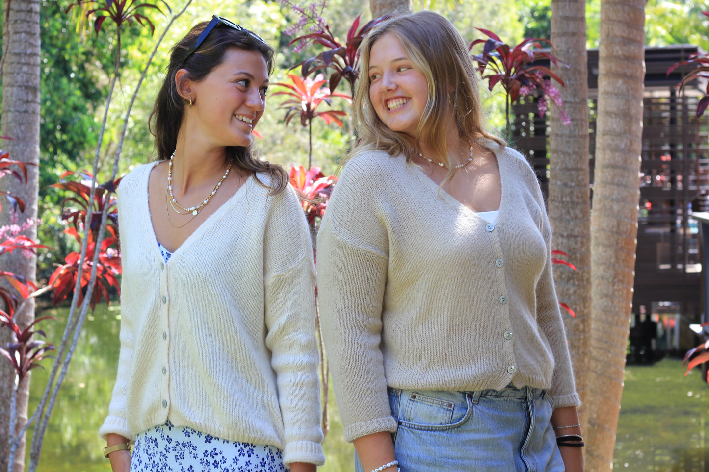 Cardigan Light Beige, Sunday