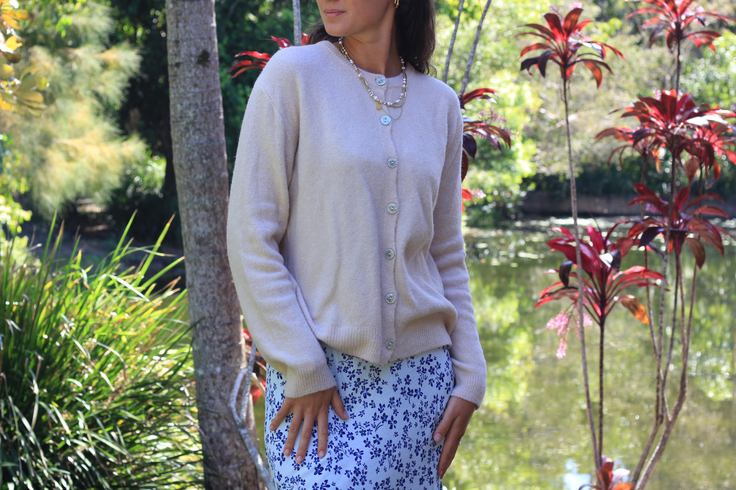 Cardigan Light Beige, Alma