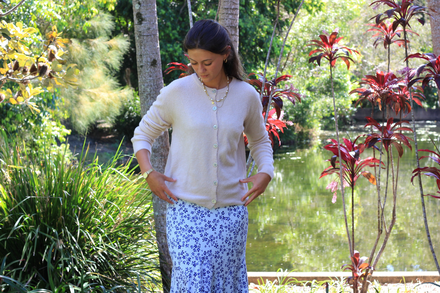 Cardigan Light Beige, Alma