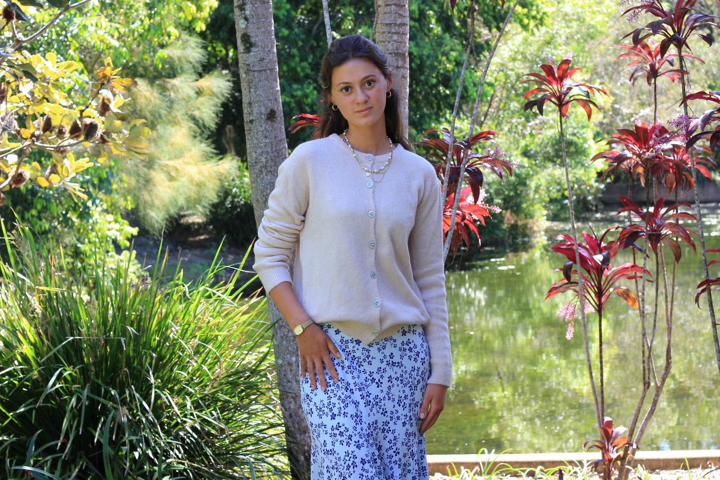 Cardigan Light Beige, Alma
