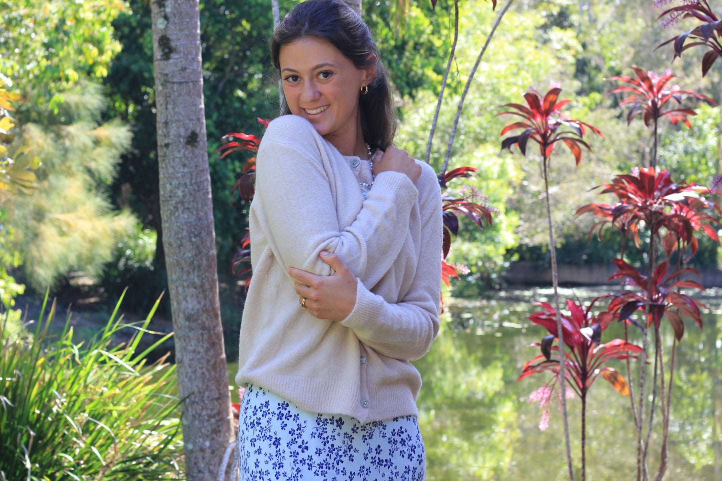 Cardigan Light Beige, Alma