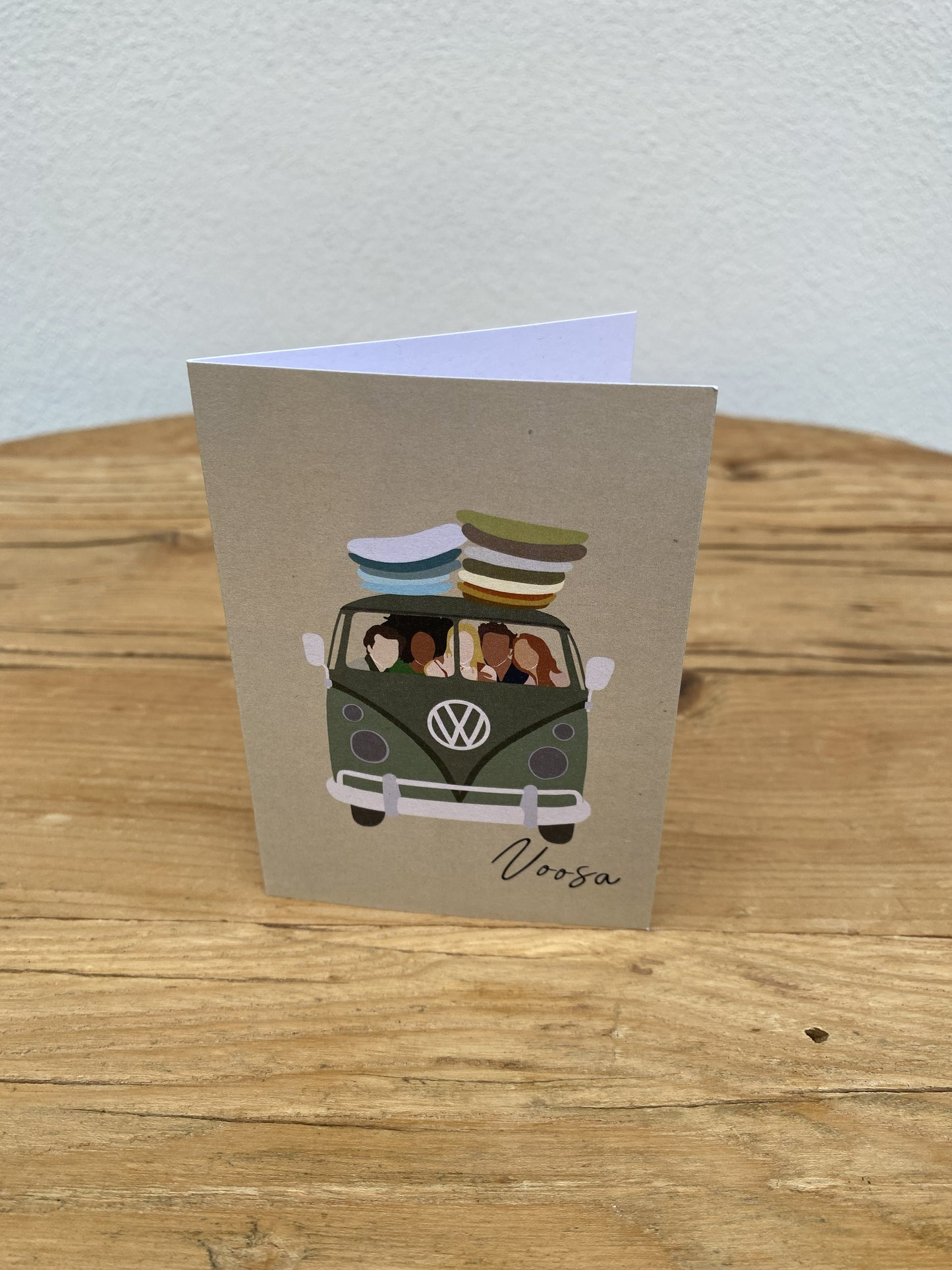 Combi van with friends and boards gift card