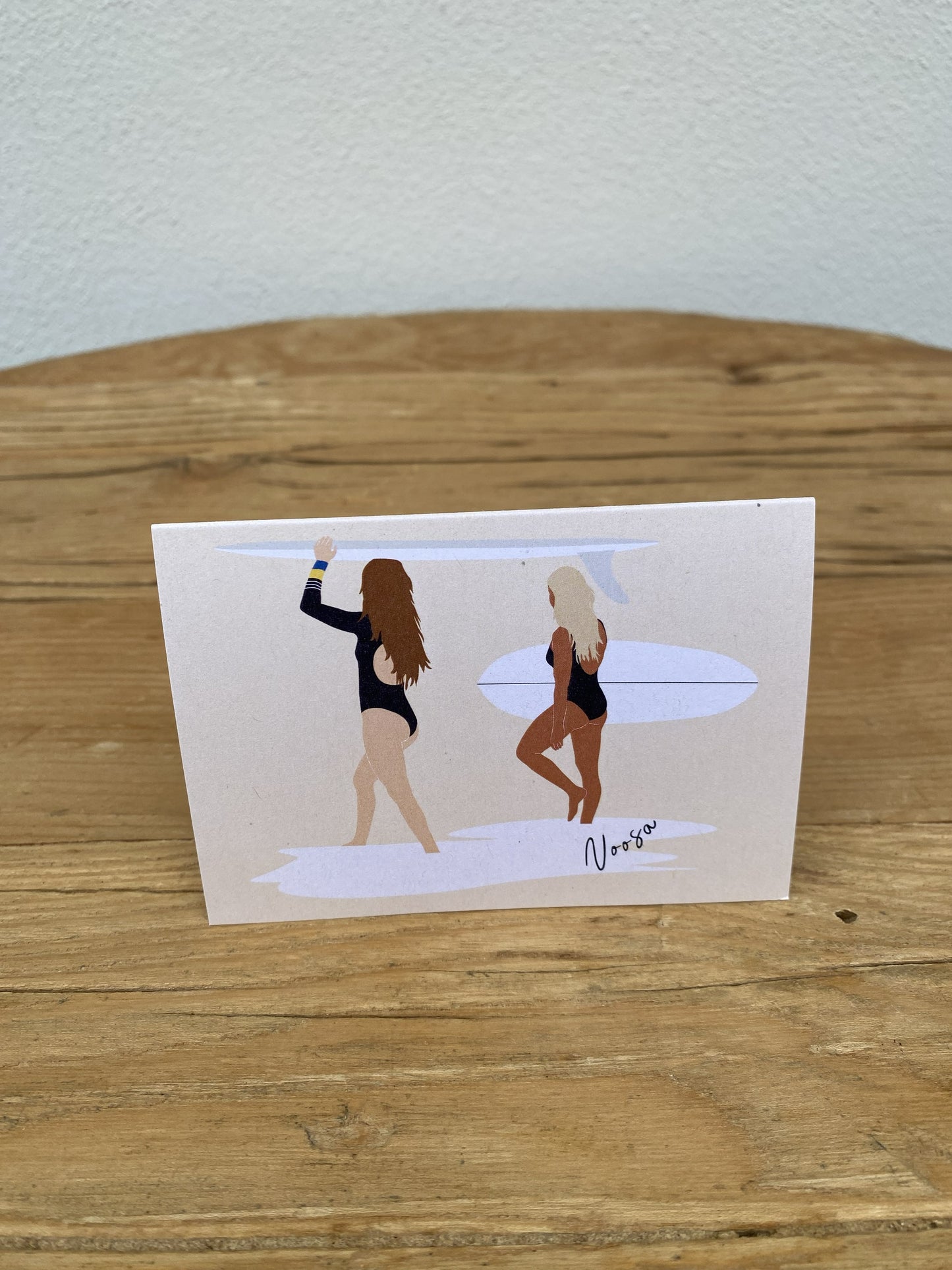 Women surfers gift card