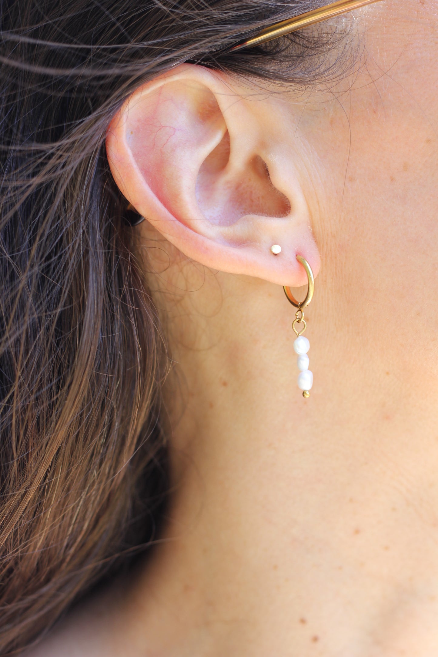 Freshwater pearl earrings Iris