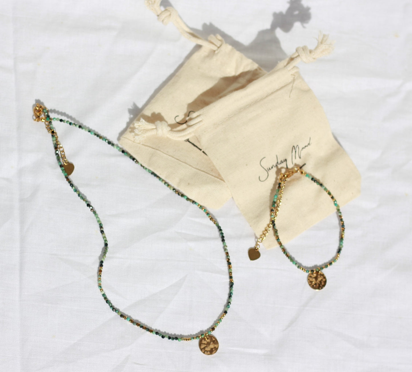 Golden “lagoon” colour bracelet Alba