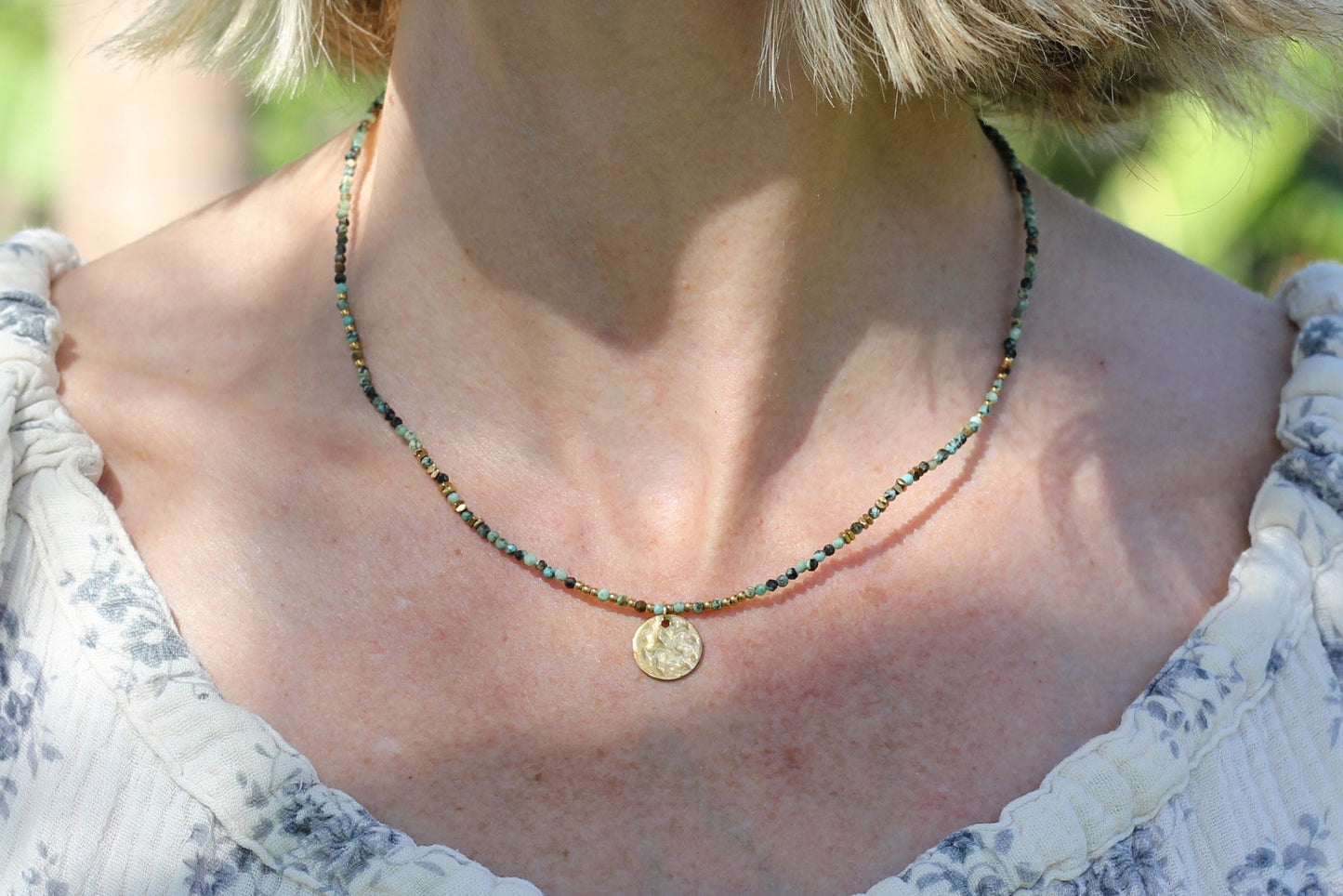 Lagoon necklace SundayMood water safe jewelry Noosa vibes