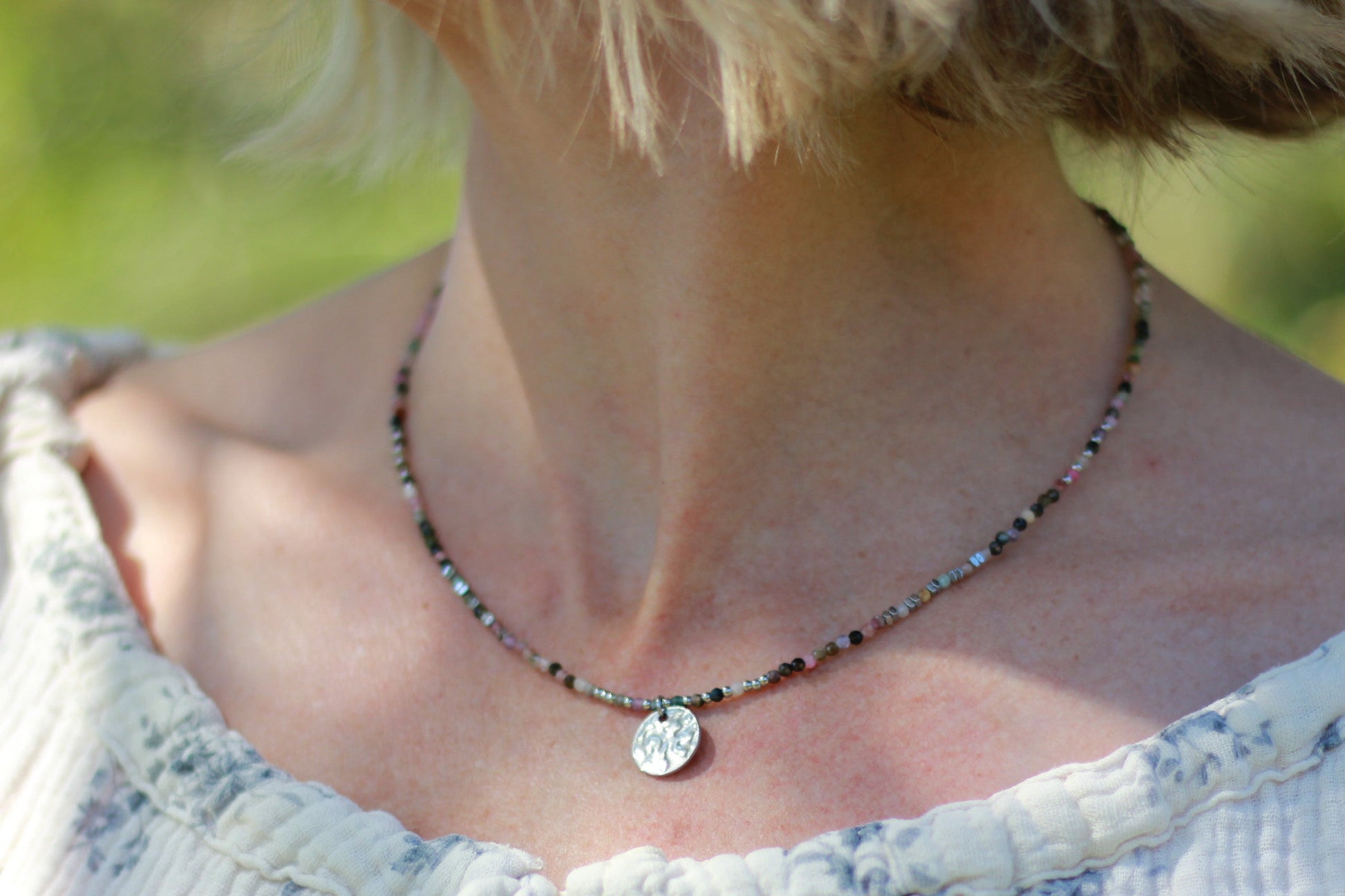 silver necklace Alba Sunday Mood jewelry Noosa vibes