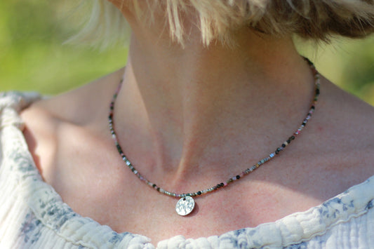 silver necklace Alba Sunday Mood jewelry Noosa vibes