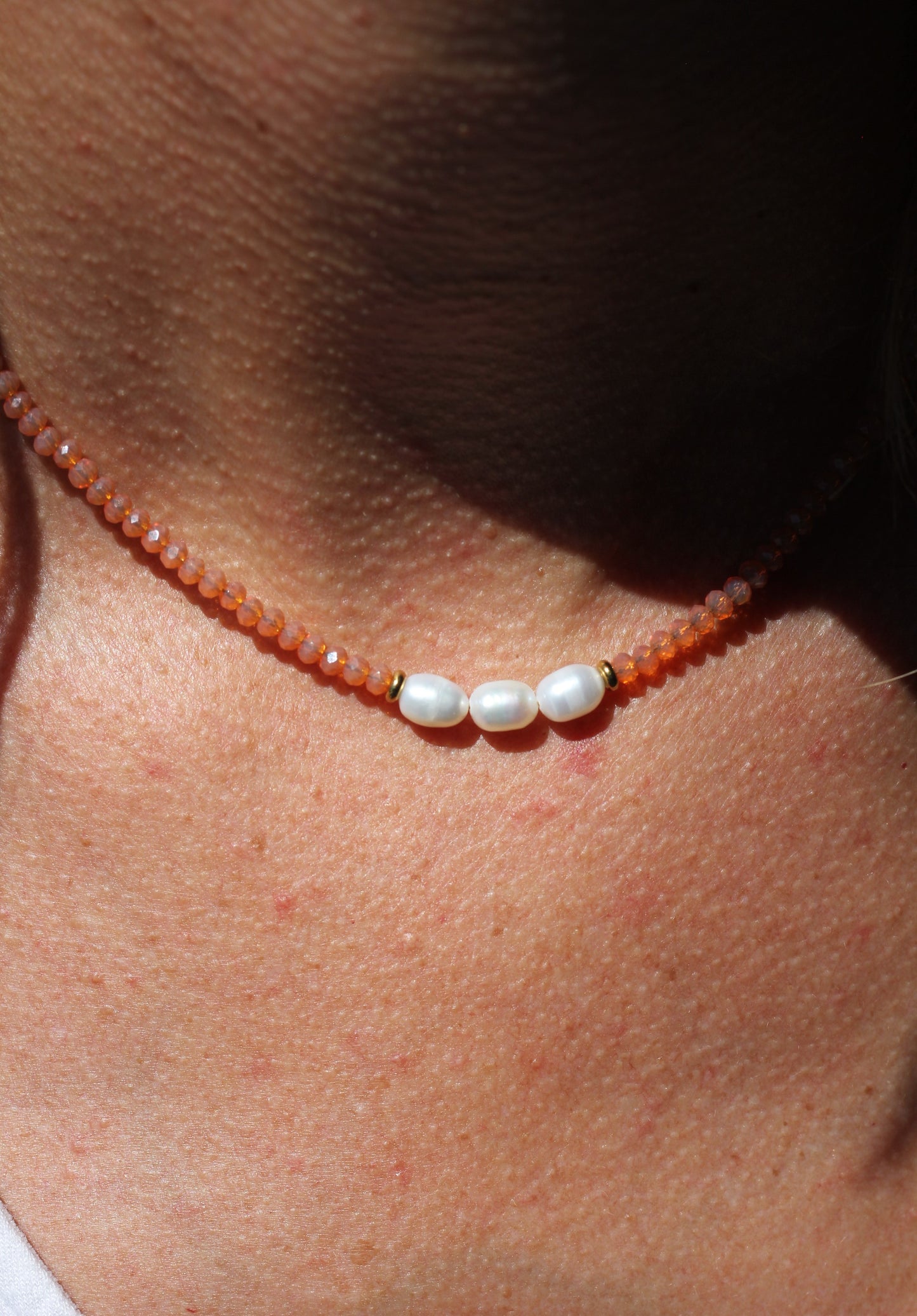 Soft Pink PEARL Choker Necklace – SUSAN Color Collection