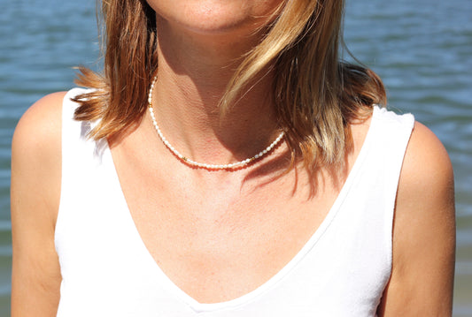 The Delicate Pearl Choker - VICTORIA Collection