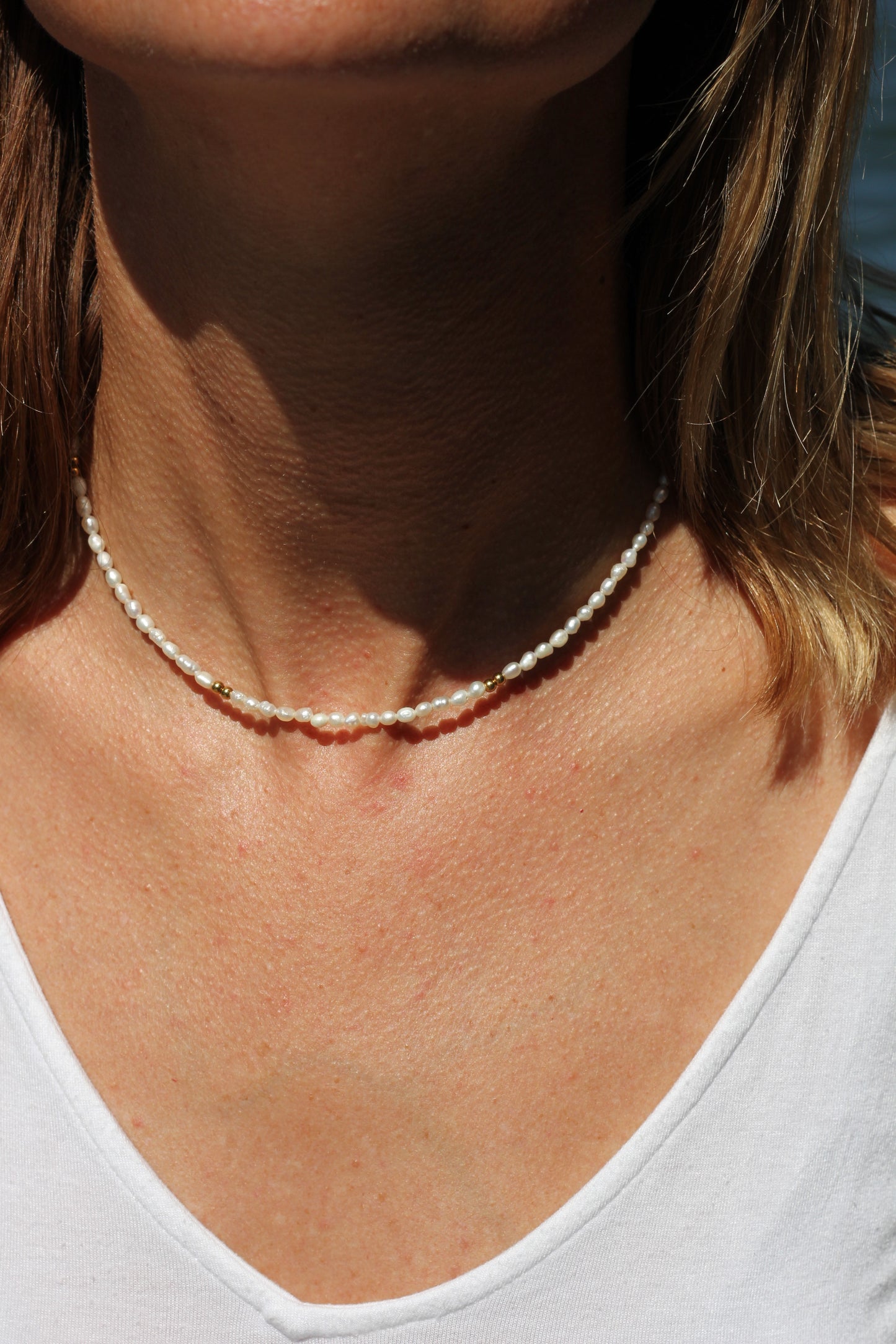 The Delicate Pearl Choker - VICTORIA Collection