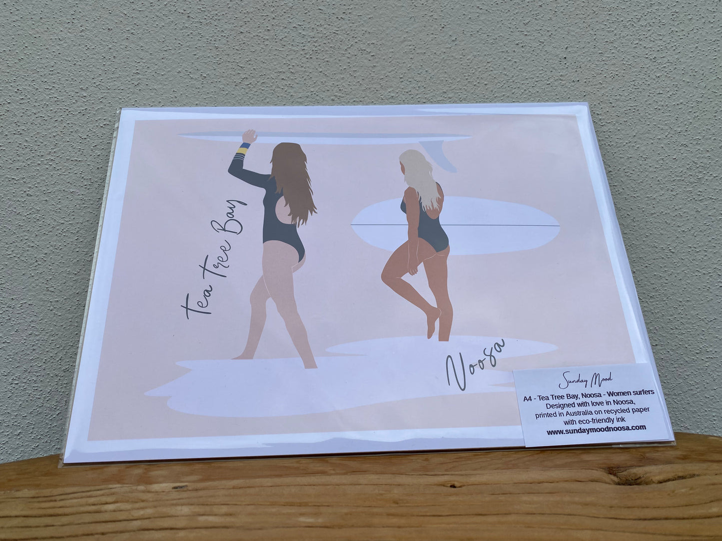 Surfer women, Tea Tree Bay Noosa, ecofriendly A4